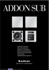 Audio Pro Addon SUB Bedienungsanleitung