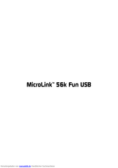 Devolo MicroLink 56k Fun USB Handbuch