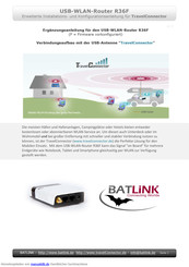 batlink TravelConnector R36F Installationsanleitung