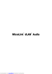 Devolo microlink dlan audio Handbuch