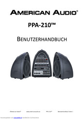 American Audio PPA-210 Benutzerhandbuch