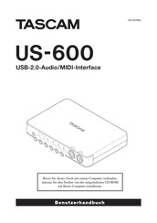 Tascam US-600 Benutzerhandbuch