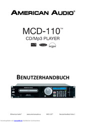 American Audio MCD-110 Benutzerhandbuch