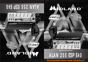 Midland ALAN 255 ESP E40 Bedienungsanleitung