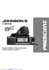PRESIDENT Johnson II 0341 Handbuch