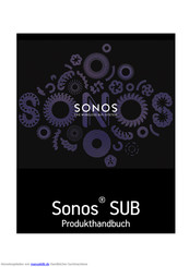 Sonos SUB Produkthandbuch