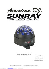 ADJ Sunray Tri LED DMX Benutzerhandbuch