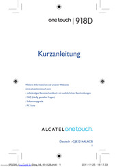 Alcatel one touch 918D Anleitung