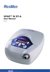 ResMed VPA III ST-A Benutzerhandbuch