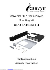 Canvys OP-CP-PCKIT3 Montageanleitung