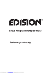 Edision miniplus highspeed Bedienungsanleitung