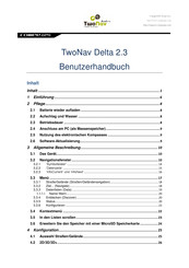 CompeGPS TwoNav Delta 2.3 Benutzerhandbuch