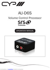 CYP AU-D6S Handbuch