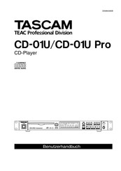 Tascam CD-01U Pro Benutzerhandbuch