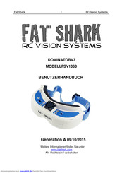 Fat Shark Dominator V3 Benutzerhandbuch