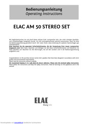 ELAC AM 50 Bedienungsanleitung