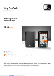 Fohhn FP-11 Bedienungsanleitung