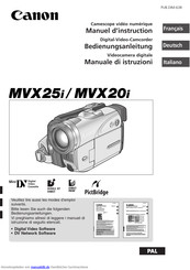 Canon MVX25i Bedienungsanleitung