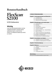 Eizo FlexScan S2100 Benutzerhandbuch