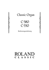Roland C-330 Bedienungsanleitung