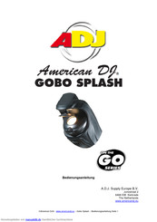 ADJ Gobo Splash Bedienungsanleitung