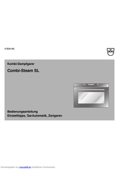 V-ZUG CST-SL 767 Bedienungsanleitung