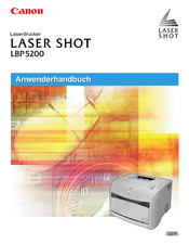 Canon Laser Shot LBP5200 Anwenderhandbuch