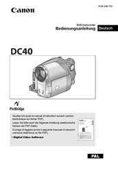 Canon DC40 Bedienungsanleitung