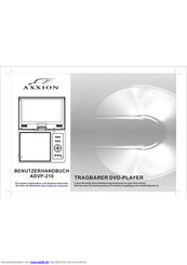 Axxion ADVP-210 Benutzerhandbuch