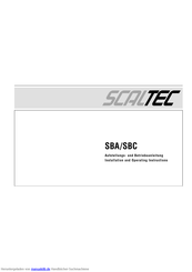 scaltec sba 33 Installation Und Betriebsanleitung