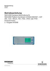 Emerson NGA 2000 Betriebsanleitung