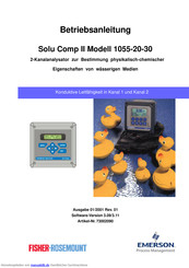 Emerson Solu Comp II 1055-20-30 Betriebsanleitung