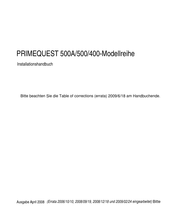 Fujitsu PRIMEQUEST 400 Installationshandbuch