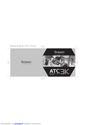 Oregon Scientific ATC3K Bedienungsanleitung