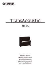 Yamaha TransAcoustic SHTA Bedienungsanleitung