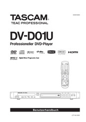 Tascam DV-D01U Benutzerhandbuch