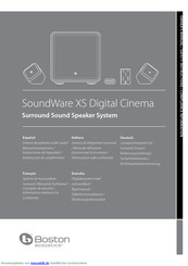 Boston Acoustics SoundWare XS Digital Cinema Bedienungsanleitung