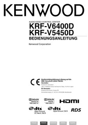 Kenwood KRF-V5450D Bedienungsanleitung