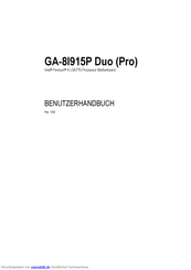 Gigabyte GA-8I915P Duo Benutzerhandbuch