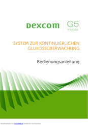 Dexcom G5 Mobile Bedienungsanleitung