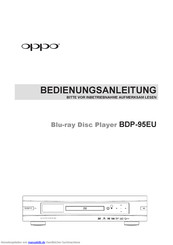Oppo BDP - 95 EU Bedienungsanleitung
