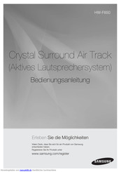 Samsung HW-F850 Bedienungsanleitung