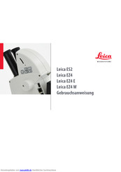 Leica ES2 Gebrauchsanweisung