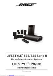 Bose Lifestyle 520 Einrichtungsanleitung