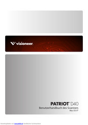 Visioneer PATRIOT P15 Benutzerhandbuch