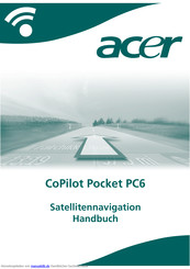 Acer CoPilot Pocket PC6 Handbuch
