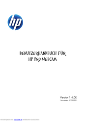 HP Pro-Webcam Benutzerhandbuch