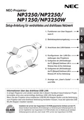 NEC NP2250 Anleitung