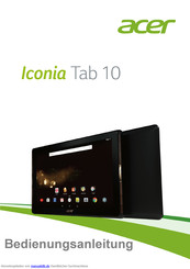 Acer Iconia 10 Bedienungsanleitung
