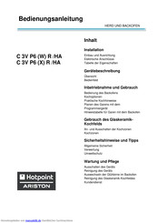 Hotpoint Ariston C 3V P6 (W) R /HA Bedienungsanleitung